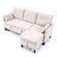 Canapé modulaire en L réversible avec rangement en L - coton, beige, bureau et appartement-1717445562