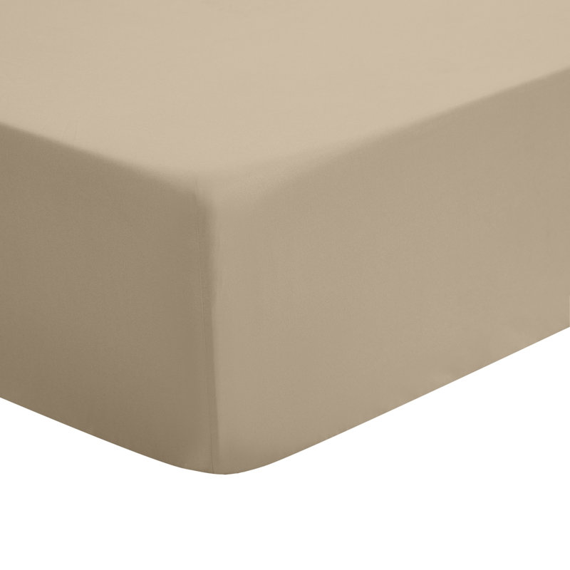 Ensemble de draps 6 pièces Modern, Ensemble de draps pour très grand lit californien, Crème