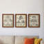 «Vintage Architects Plan I», ensemble de 3 impressions sur toile encadrées-72804323-72804324