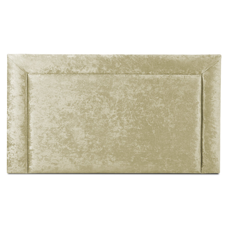 Francile Upholstered Headboard, Double (4'6), Champagne