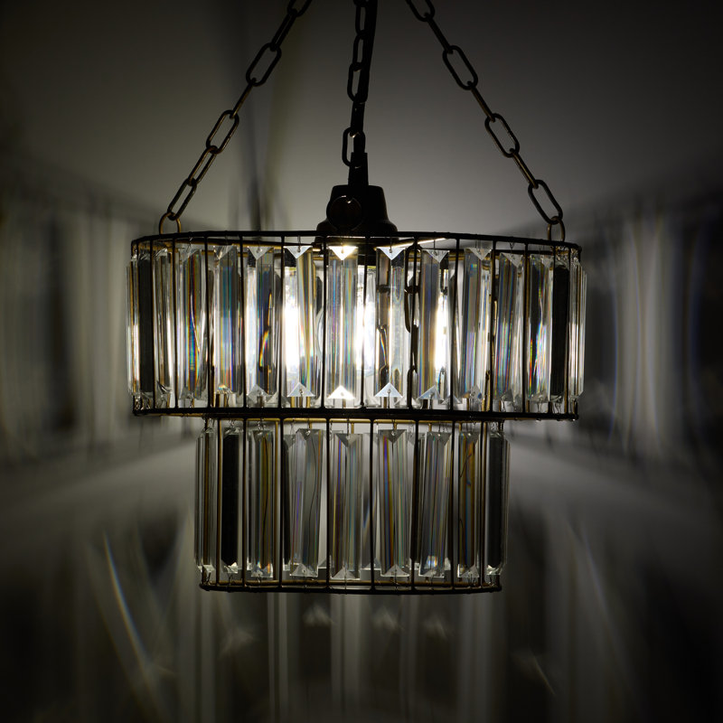 Rauli 12" W 1-Light Dimmable Drum Pendant