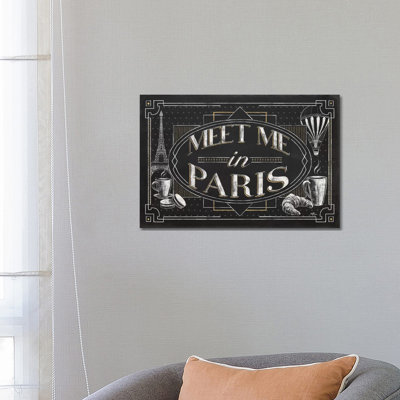 Vive Paris IV by Janelle Penner - Wrapped Canvas Print