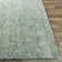 Tapis vert / bleu sarcelle en laine touffeté à la main Balcom