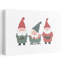 Happy Holiday Gnomes Contemporary Pine Winter Wall Art Print 1 Piece Wrapped Canvas Wall Art-1915743208