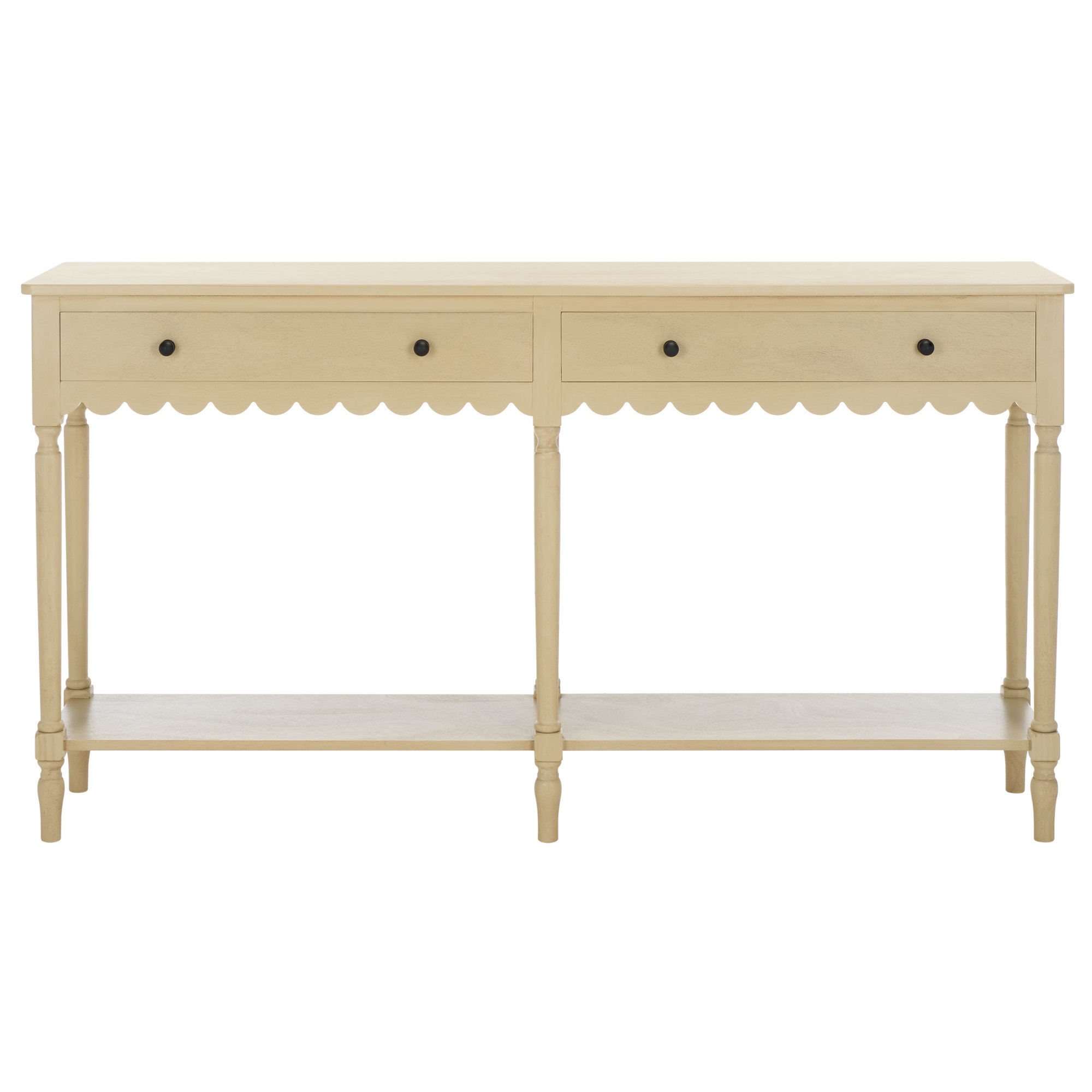 Branden 2-Drawer Console Table, Natural