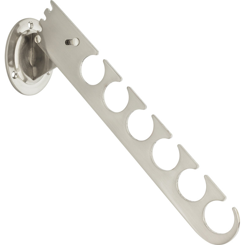 Satin Nickel Adjustable Laundry Valet, Satin Nickel