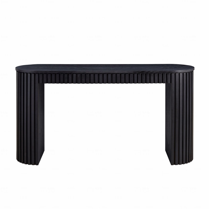 Console de style moderne avec tiroir, Noir, H 31,49 po x l 59,05 po x P 15,74 po, Oui