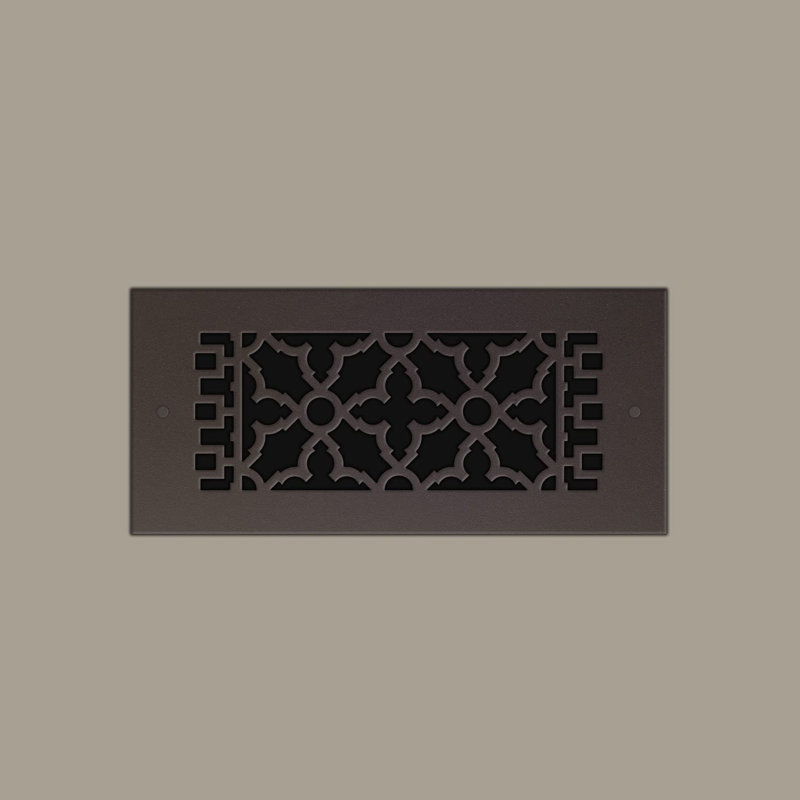 Grille en aluminium Regrol, Bronze huilé, 4 po x 10 po