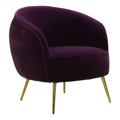 Reuben Velvet Barrel Chair