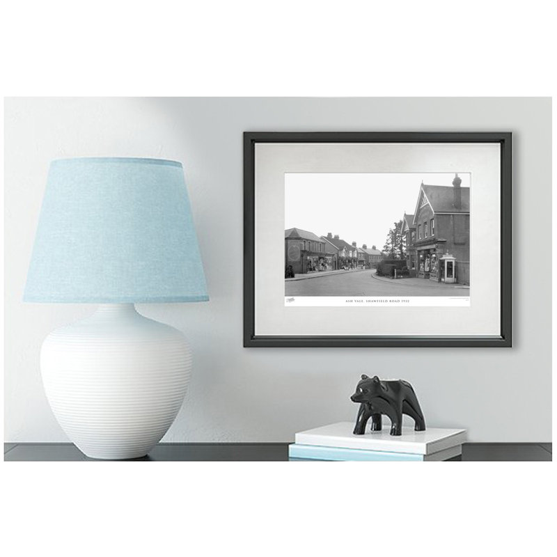 Ash Vale, Shawfield Road 1932 by Francis Frith - Single Picture Frame Print, 45cm H x 60cm W x 2.3cm D