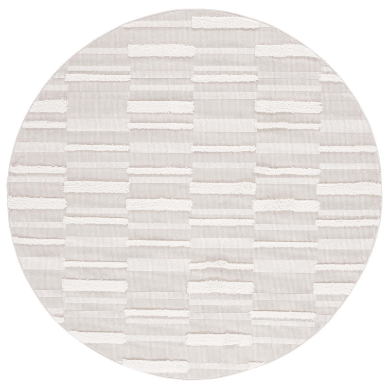 Tapis abstrait Trends Trends, Rond 6 pi 7 po
