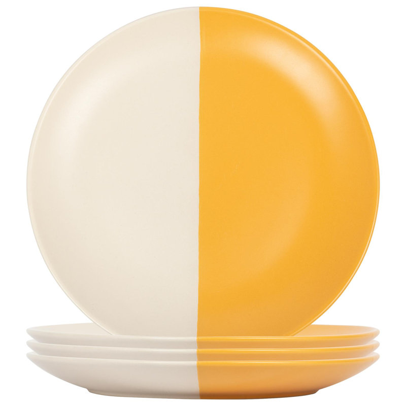 26.5cm Stoneware Dinner Plate, Yellow