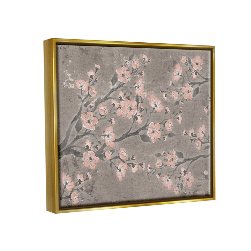 «Cherry Blossom», giclée par Diane Stimson, H 24 po x l 30 po x P 1,5 po, Giclée encadrée noir minuit