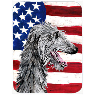 Planche à découper avec planche à découper en verre American Flag USA