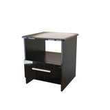 Fully Assembled Yantarni Side Table with Storage