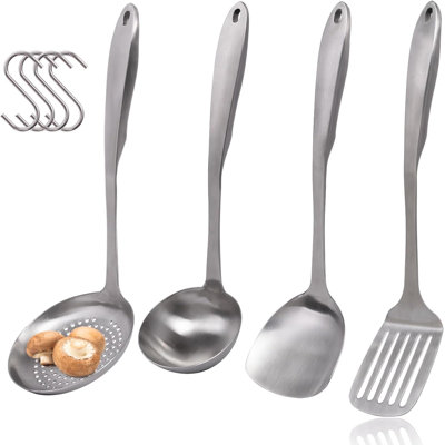 PERIDIT 4 Piece Stainless Steel Cooking Utensil Set -  RN5JDD