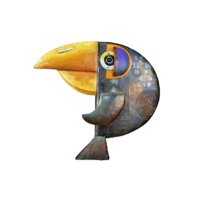 Watchful Toucan Metal Print