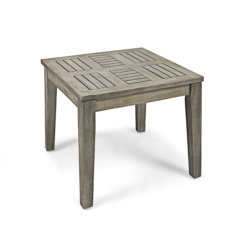 Outdoor Wood Side Table