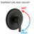 Matte Black Shower Tub With High Dual Faucet. 7 Spray Patterns Head & Hand Shower. All Metal Structure. 1.8 Gpm Flow. 59" Hose. 1/2" Connection. Wall Mounted System . Included. Metal. Spout-125173537
