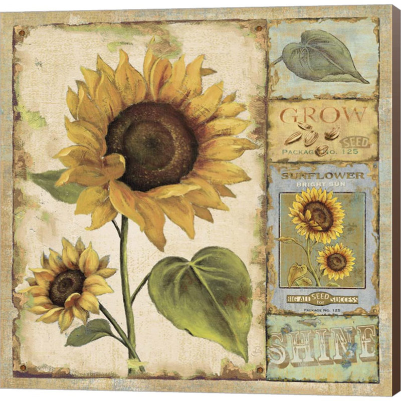 «Sunny Day II» par Daphne Brissonnet, reproduction sur toile, H 24 po x l 24 po x P 1,5 po