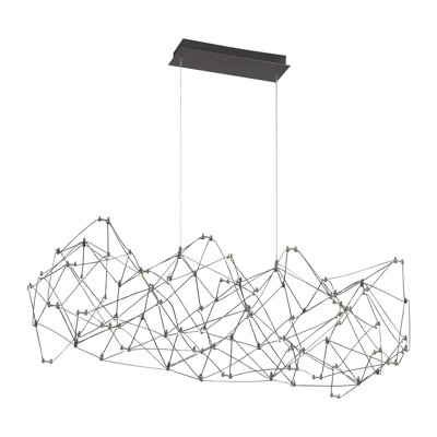 Leonardelli,Medium LED Chandelier,Dark Chrome (Plated)