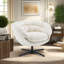 Fauteuil d'appoint pivotant rembourré-1996868924
