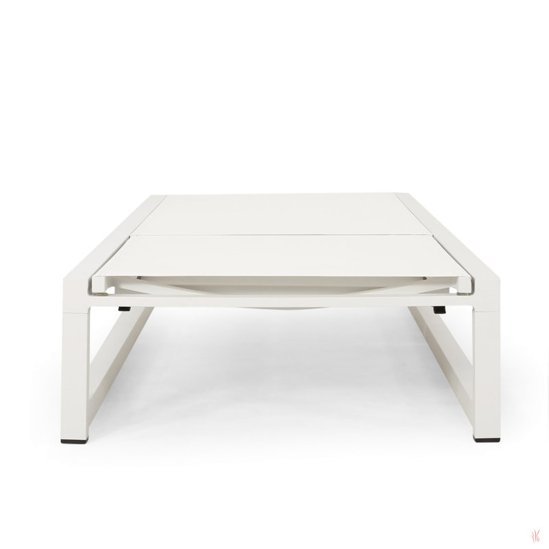 Chaise longue d'extérieur VENISE CHAISE, Blanc