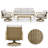Dymir Swivel Aluminum Outdoor Lounge Chair