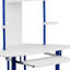 Corner Computer Desk with Hutch-541297729