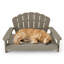 Lit pour chien en résine, refuge sécuritaire pour animaux à 3 côtés, lit surélevé imperméable et facile à nettoyer pour les petits, moyens et grands chiens-1576563414