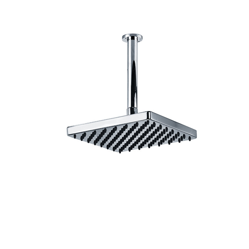 Pomme de douche à pluie carrée, Nickel poli