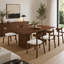 Ensemble de table de salle à manger de 78 pouces pour 6 personnes avec base de rangement et 6 chaises rembourrées en polyuréthane, rustique moderne-133467127-133467125-133467128-133467123