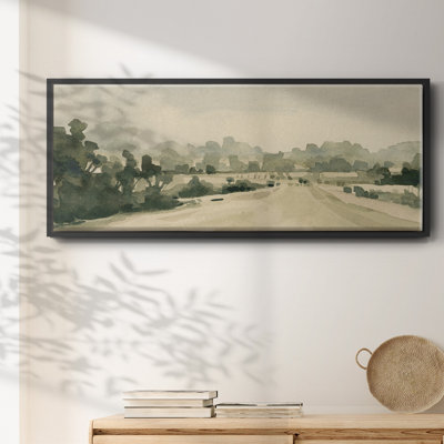 "Rurales routières I", reproduction sur toile