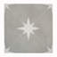Carreau de mur et plancher à motif de porcelaine biseauté 9 "x 9" Arden-67507822
