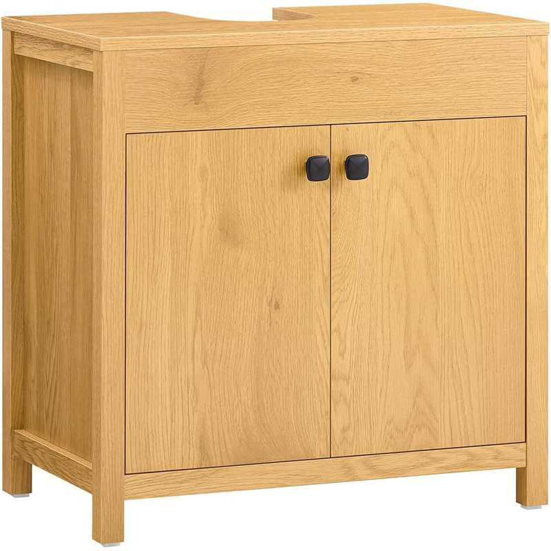 Endie 70cm Single Bathroom Vanity Base Only, Natural