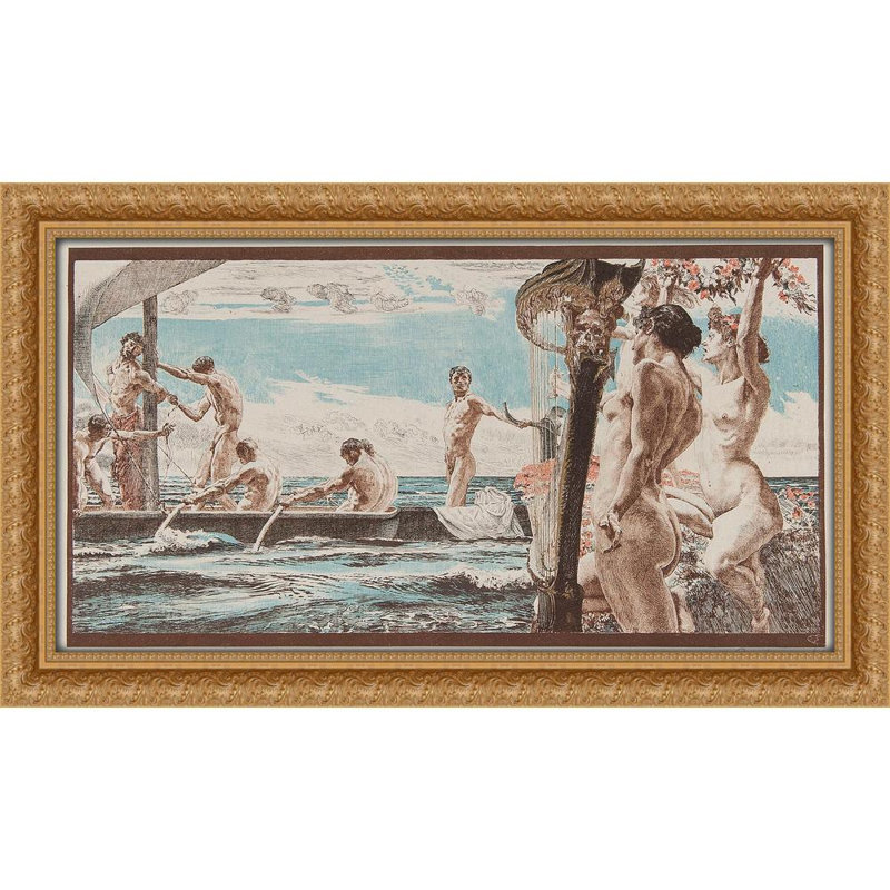 Odysseus und Sirenen (1897), 26" H x 32" W