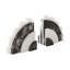 Como Black & White Bookends