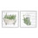 Fougères de baignoire de salle de bain Rustic Botanical Herbs par Kim Allen