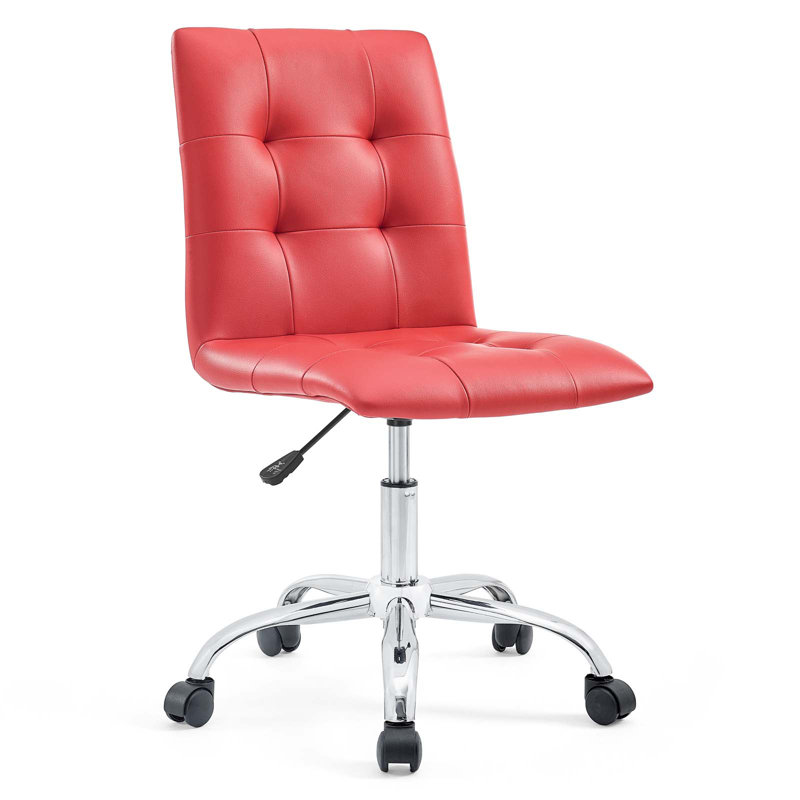 Chaise de bureau Modway Prim, Rouge