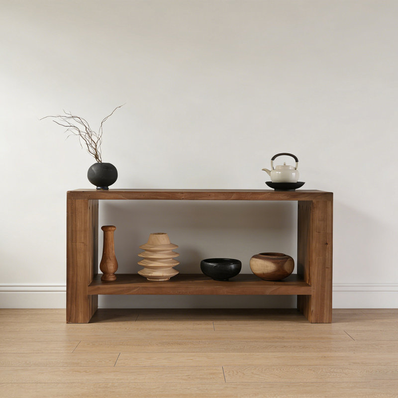Console Retro, H 31,5 po x l 62,99 po x P 13,78 po