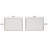 Wood Dimensional Wavy Textured Panel Abstract Cream Wall Decor Set-309122076-309122077