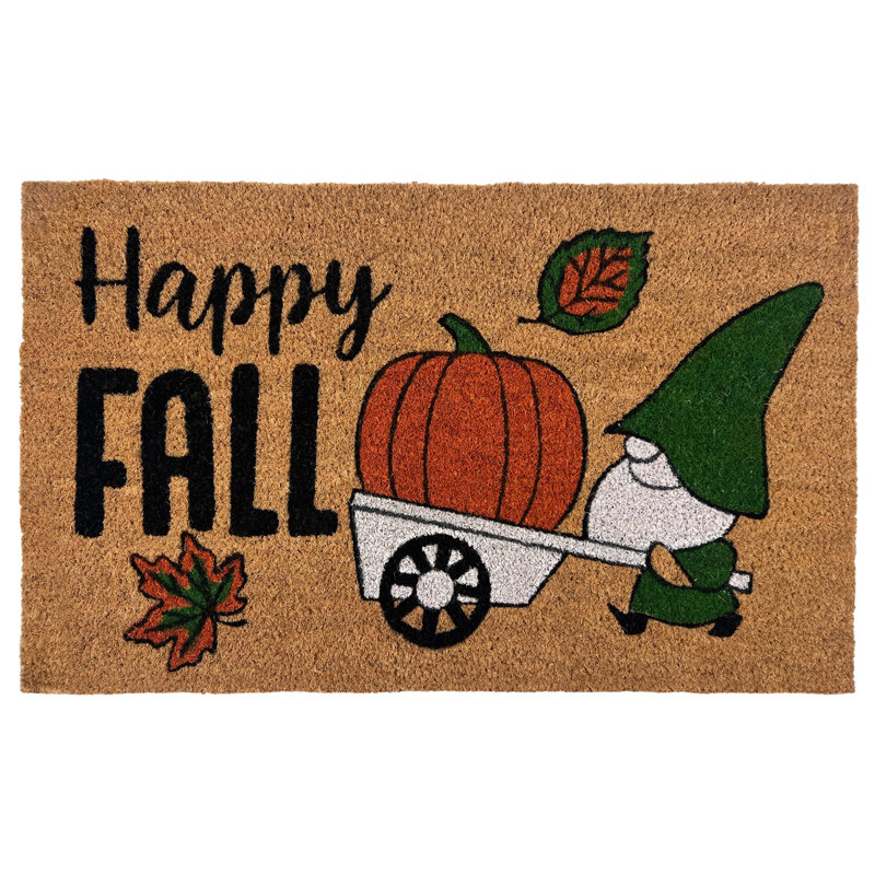 Tapis de bienvenue toutes saisons Kate Aurora Happy Fall Harvest
