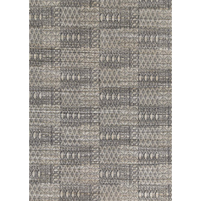Silk and Wool Geometric Indoor Rug