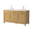 Meuble-lavabo double 60 po Reajean-103923385