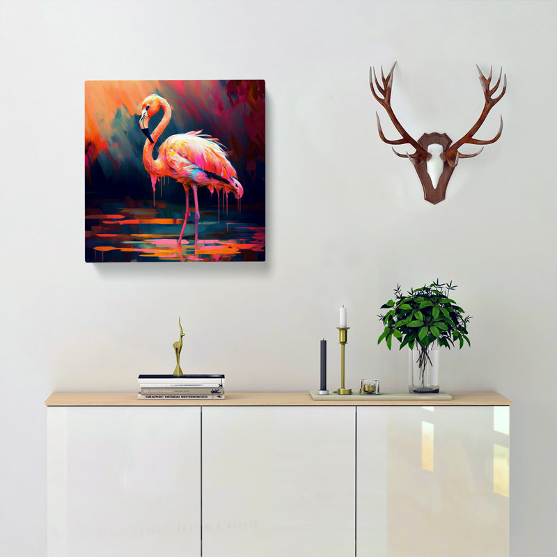 Flamingo Impressionism - No Frame Print