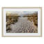 «Path To The Beach Footprints», reproduction encadrée sous verre, conception de Michael Cahill-744214730-744214729