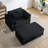 47" Single Oversize Upholstered Sofa Single Deep Seating Chair With Storage Ottoman Suitable For Living Room, Bedroom, Lounge-2003721564