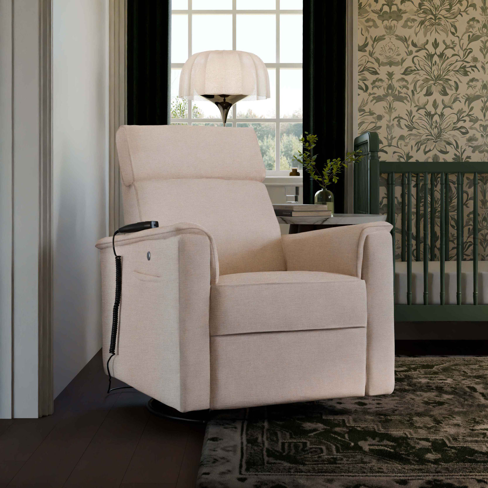 Willa Swivel Glider, Performance Beach Eco-Weave