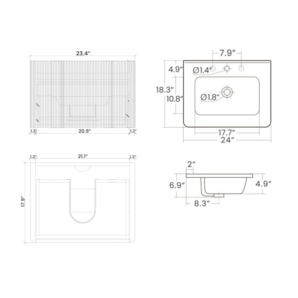 Dimensions du produit