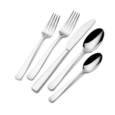 Mikasa Barrett 45-Piece 18/10 Stainless Steel Flatware Set, Service For 8